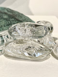 Memorial Glass: Stardust Palm Stone