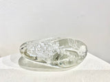 Memorial Glass: Stardust Palm Stone
